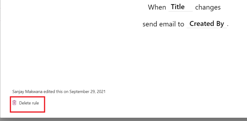 How To Create Rules To Automate SharePoint List
